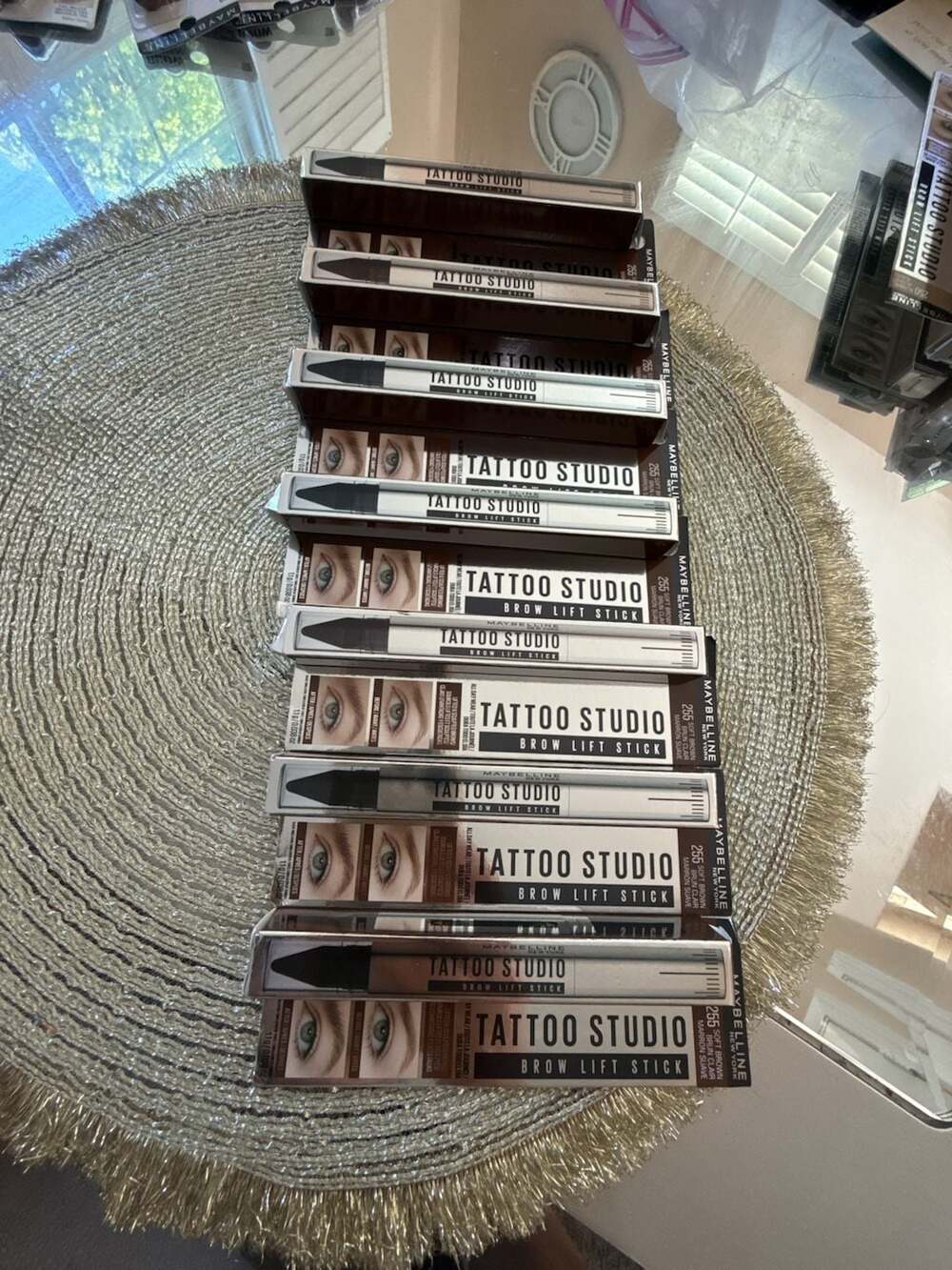 Maybelline Tattoo Studio Brow Lift Stick 255 Soft Brown 7 Pack